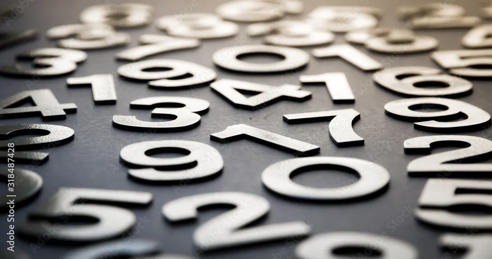 Image of lots of numbers
